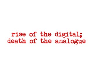 Resisting the kindle for digital culture