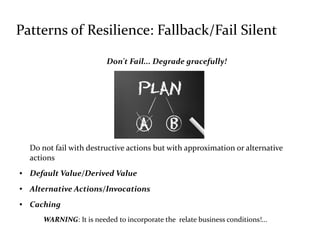 Patterns of Resilience: Limiter
No Stress, Know Your Limit!
● Rate-Limiter
● Concurrency-Limiter
● Adaptive Resource Sizin...