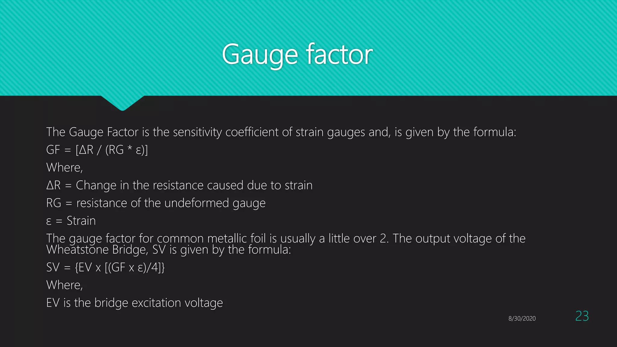 Resistive transducers and Strain Gauge | PPTX
