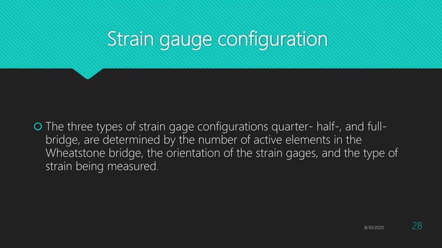 Resistive transducers and Strain Gauge | PPTX | Physics | Science