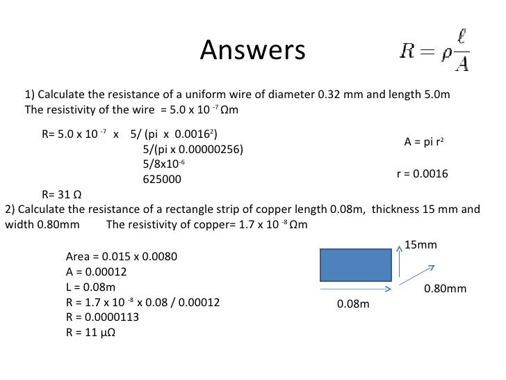 Resistivity and resistance.ppt