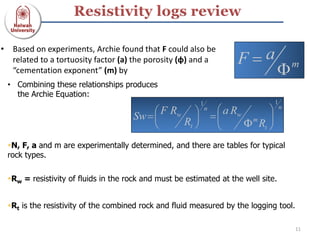 Resistivity log | PDF