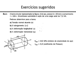 Exercícios sugeridos
 