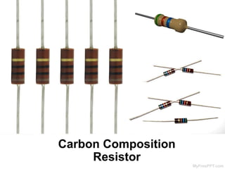 Carbon Composition
Resistor
 