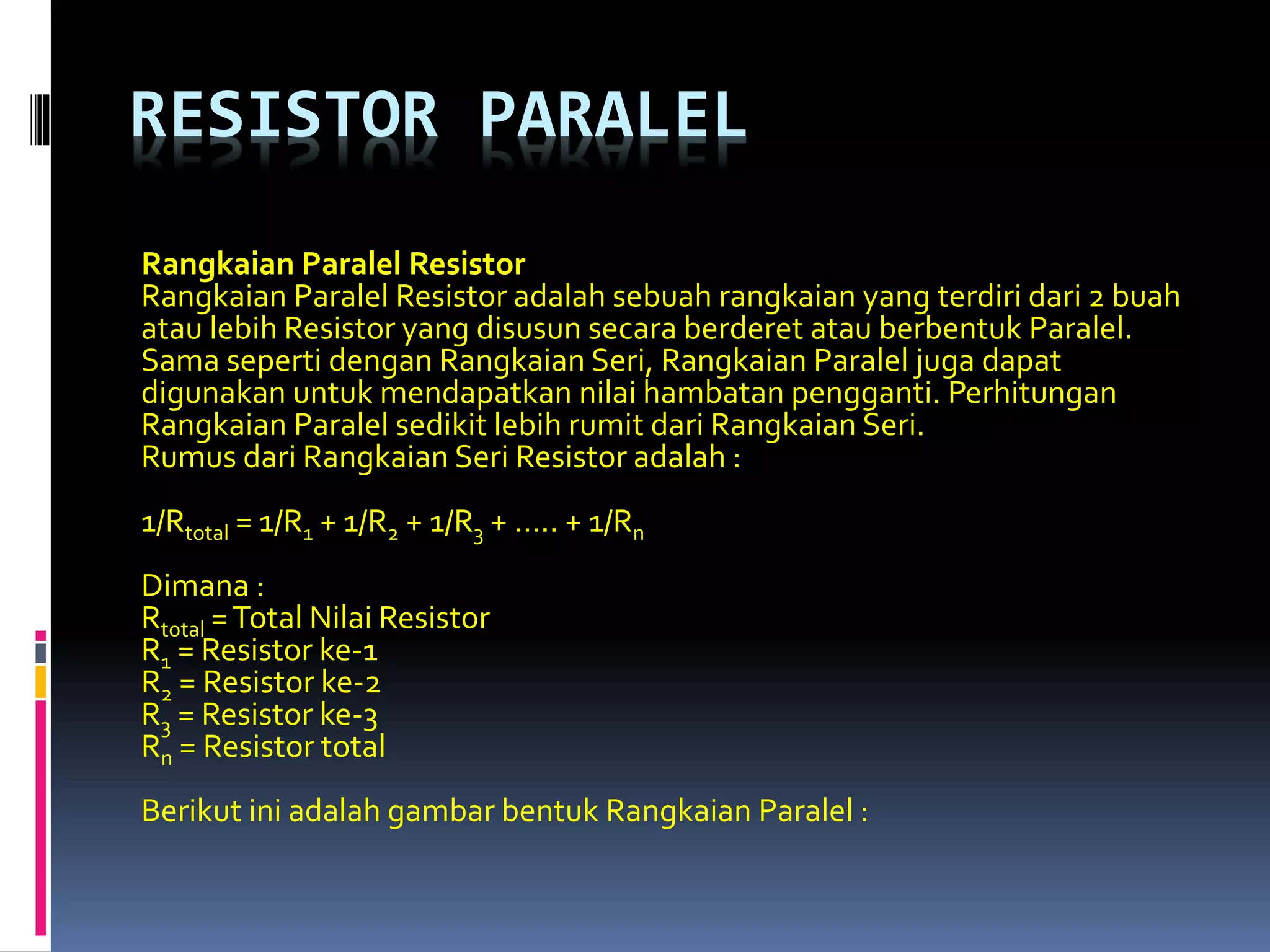 Resistor paralel | PPTX