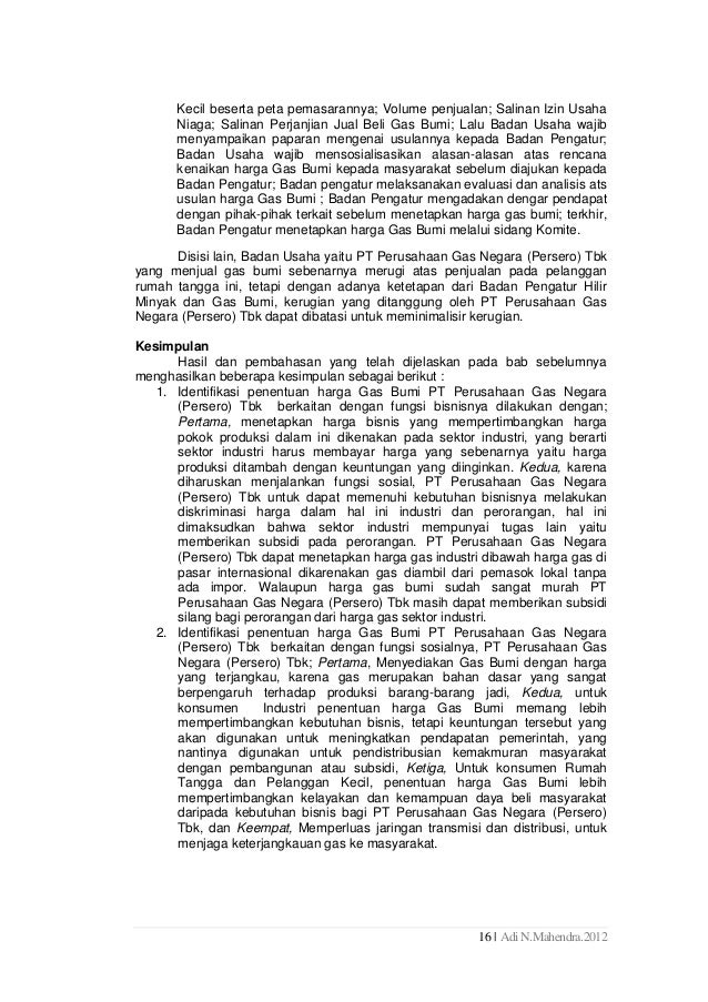 Makalah perusahaan gas negara