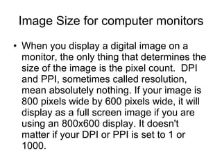 Resizing photos simplified | PPT