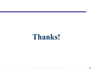 31
Thanks!
 