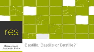 Bastille, Bastille or Bastille?
 