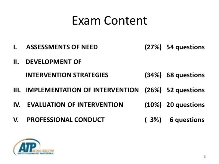 RESNA ATP Certification Information RESNA ATP Certification Information