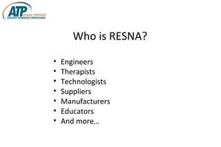 Resna atp certification | PPT