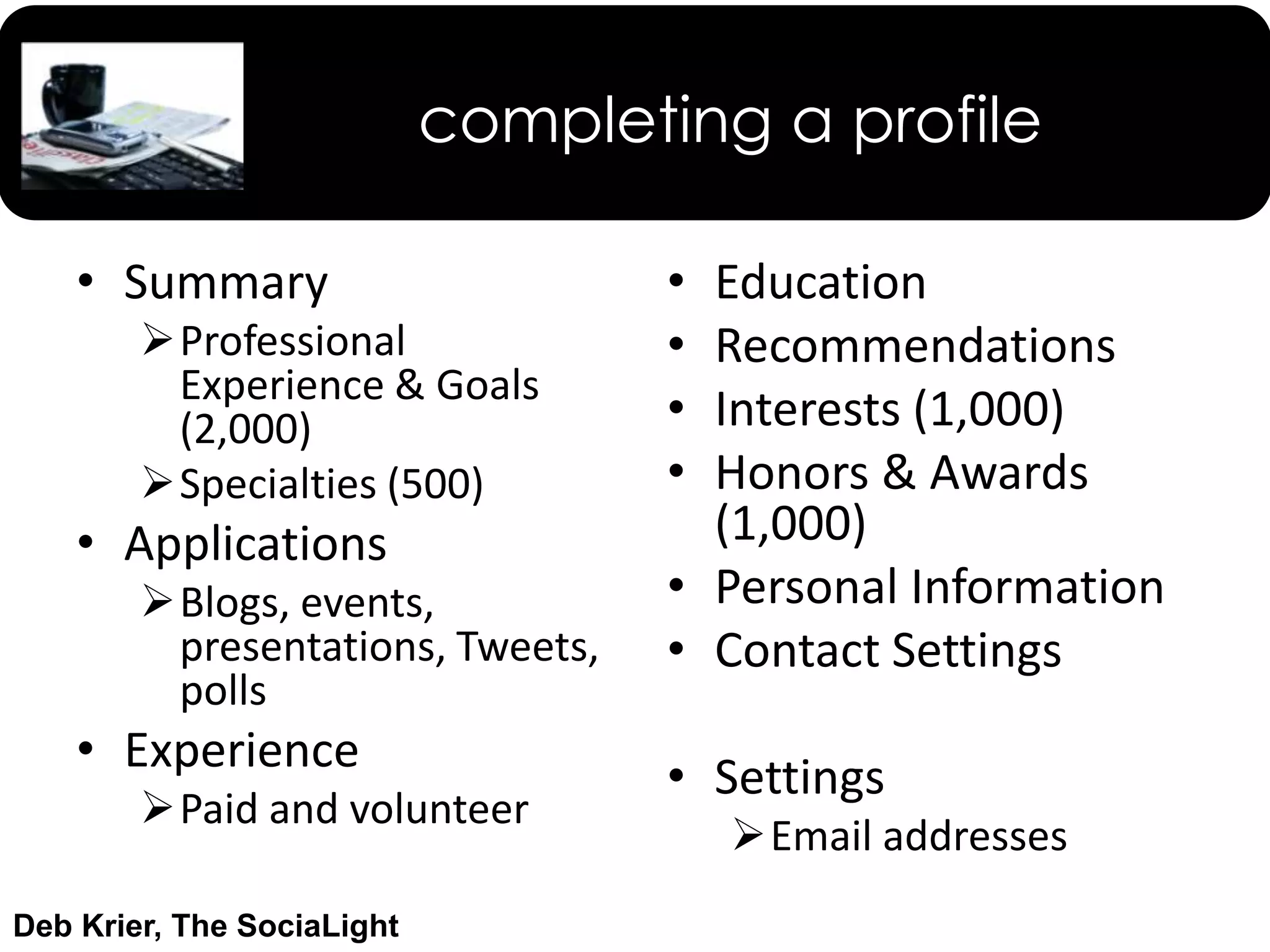 Don’t let people forget you