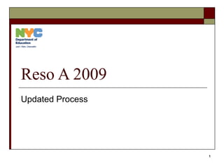 Reso A 2009 Updated Process 