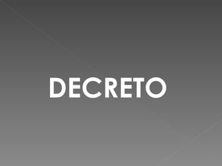 DECRETO 