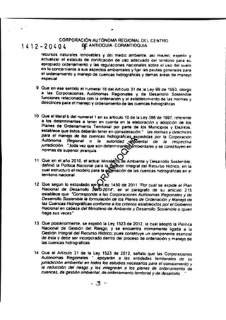 Resolución 040 corantioquia | PDF
