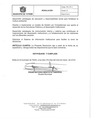 Resolución 049 2015