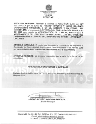 Resolución 077 2015