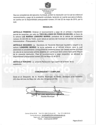 Resolución 083 2015