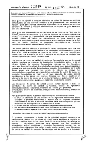 Resolución 3619 de 2013