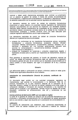 Resolución 3619 de 2013