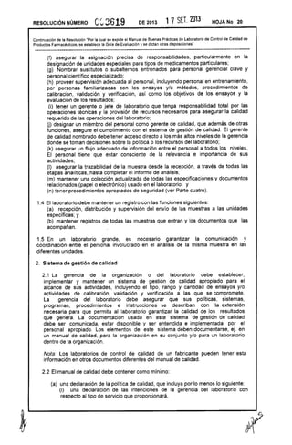 Resolución 3619 de 2013