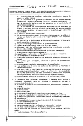 Resolución 3619 de 2013