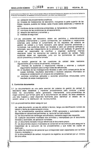 Resolución 3619 de 2013