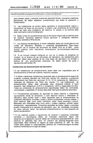 Resolución 3619 de 2013
