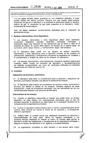 Resolución 3619 de 2013