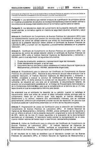 Resolución 3619 de 2013