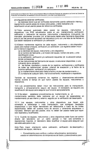 Resolución 3619 de 2013