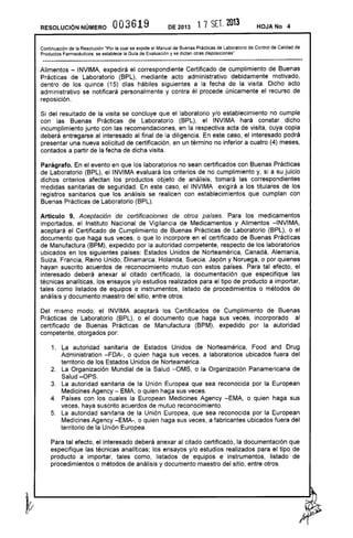 Resolución 3619 de 2013