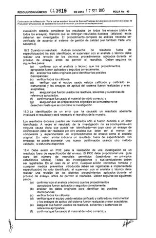 Resolución 3619 de 2013