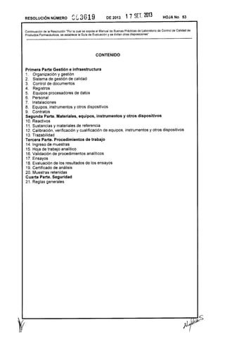 Resolución 3619 de 2013