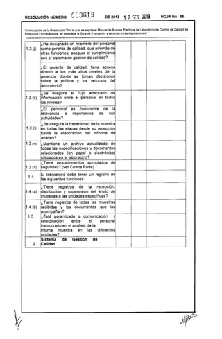 Resolución 3619 de 2013