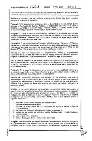 Resolución 3619 de 2013