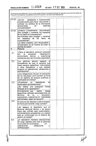Resolución 3619 de 2013