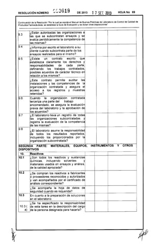 Resolución 3619 de 2013