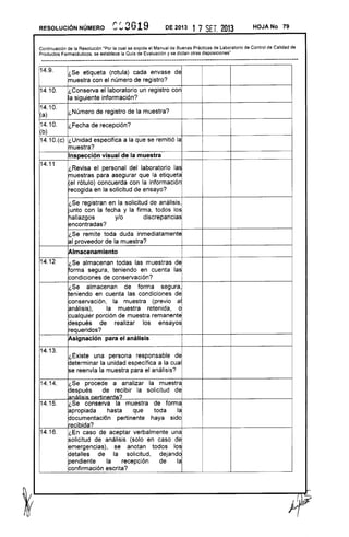 Resolución 3619 de 2013