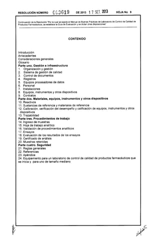 Resolución 3619 de 2013