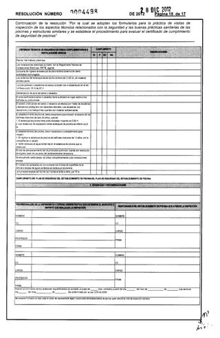 Resolución 4498 de 2012 adopción formularios piscinas