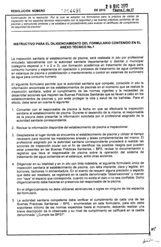 Resolución 4498 de 2012 adopción formularios piscinas