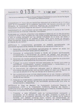 Resolucion 0138