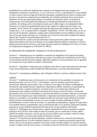 Resolucion 129 del Ministerio de Gobierno | PDF