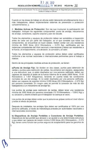 Resolucion 1409 de 2012