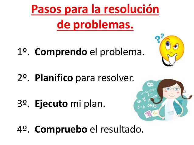 RESUELVE BIEN LOS PROBLEMAS