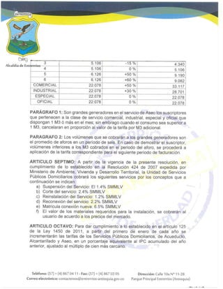 Resolucion 23 tarifas 2015