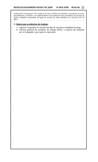 Resolucion 3047