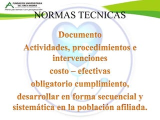 NORMAS TECNICAS 
 