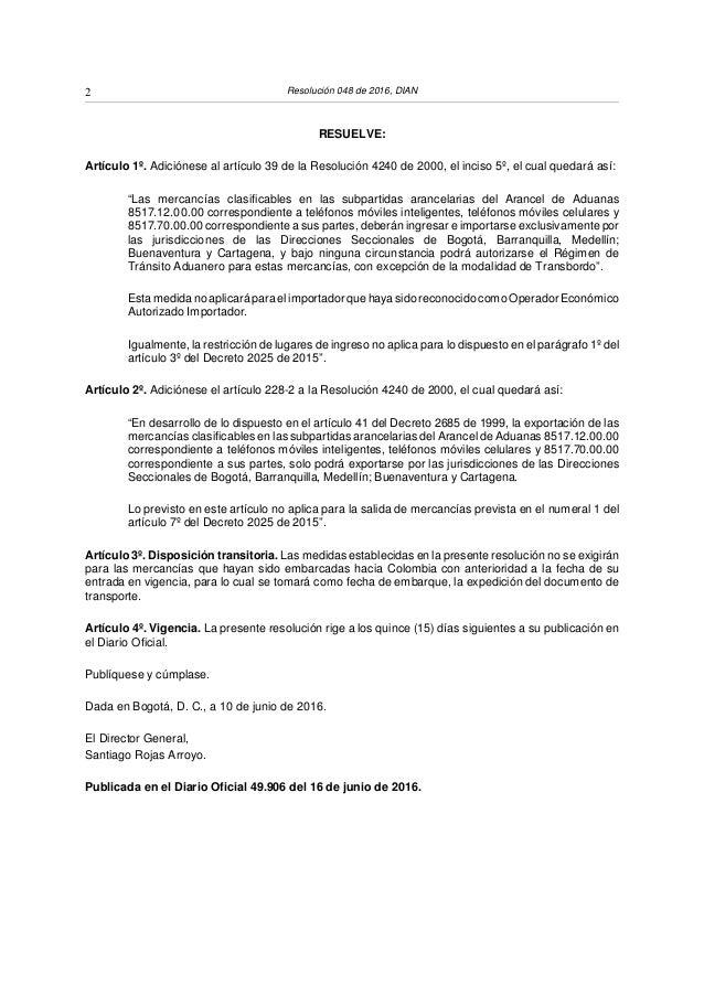 RESOLUCION 4240 DE 2000 DIAN PDF RESOLUCION 4240 DE 2000 DIAN PDF